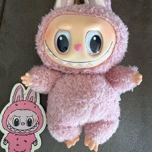 Pink Furry Monster Plush Toy